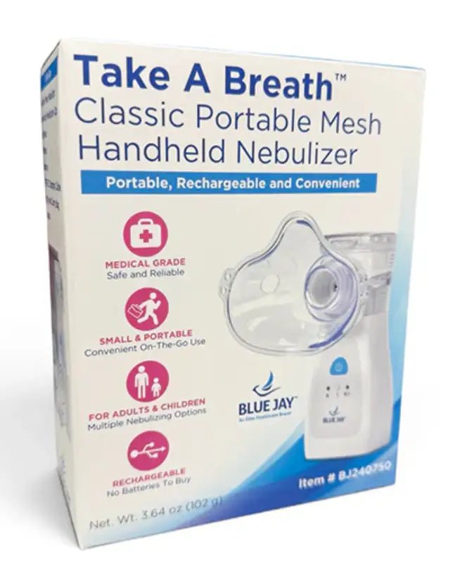 Take A Breath Portable Handheld Mesh Nebulizer for Adults & Kids