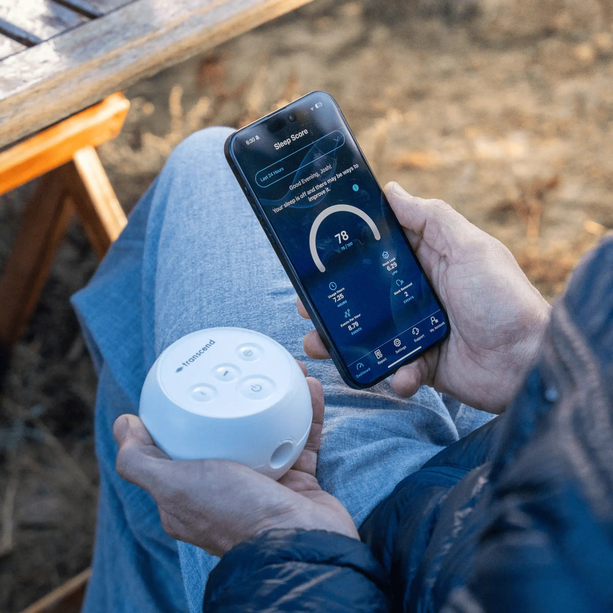 Transcend Micro Auto Travel CPAP Machine