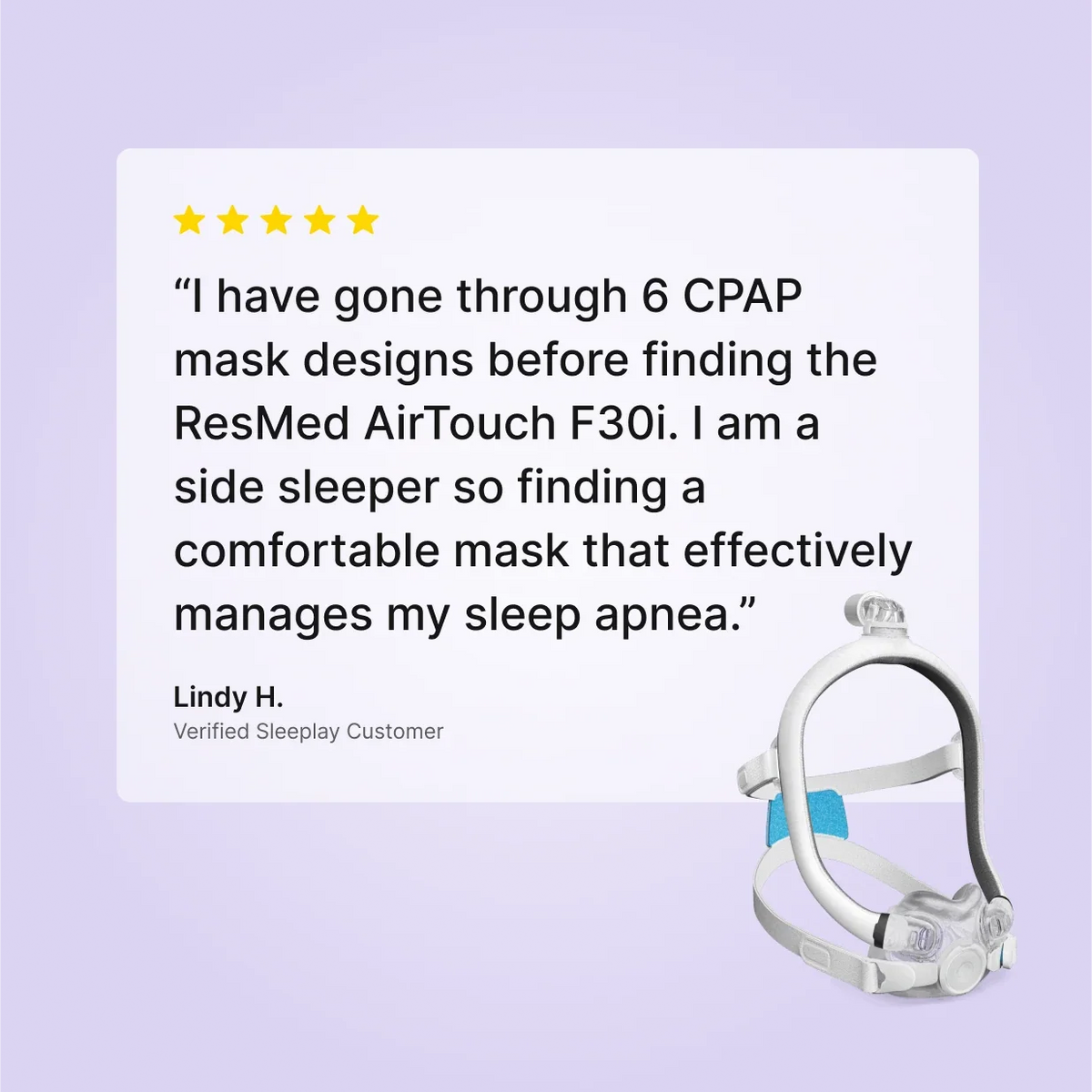 ResMed AirTouch F30i Clear Full Face CPAP Mask