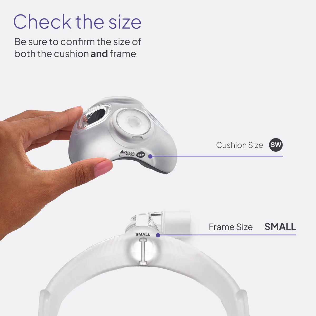 ResMed AirTouch F30i Clear Full Face CPAP Mask